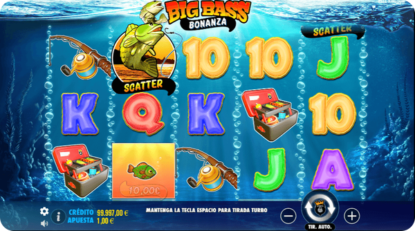 big bass bonanza tragaperras
