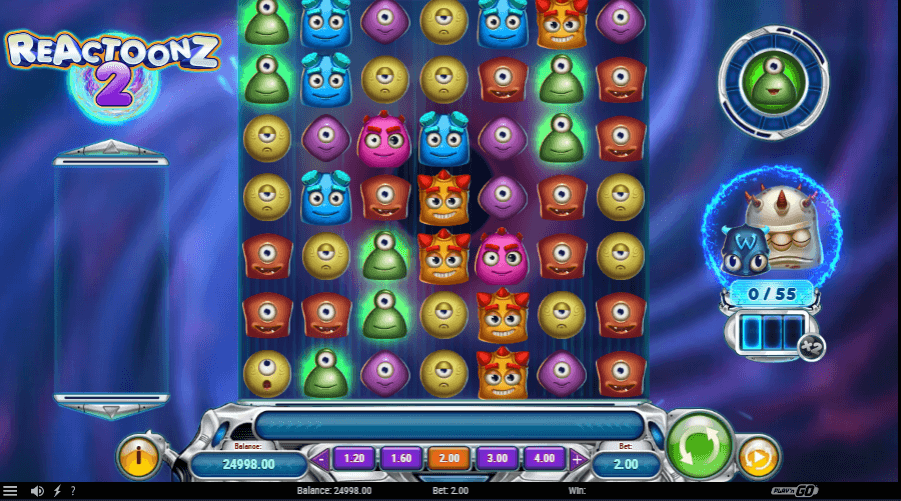 reactoonz play n go