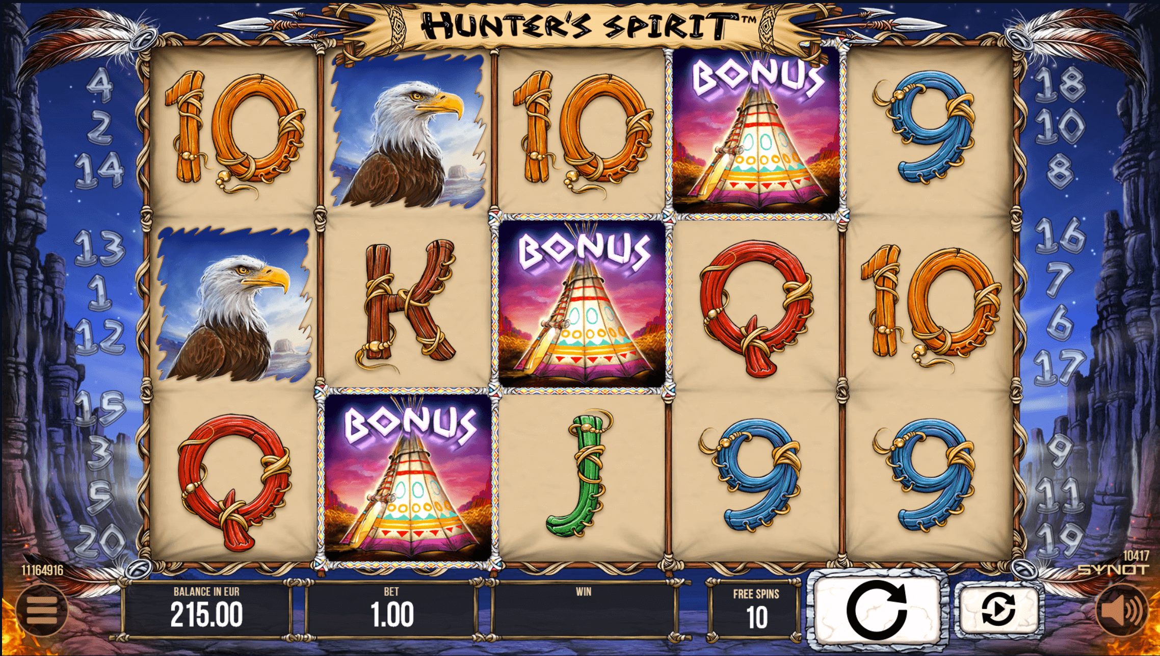 hunters spirit synot games
