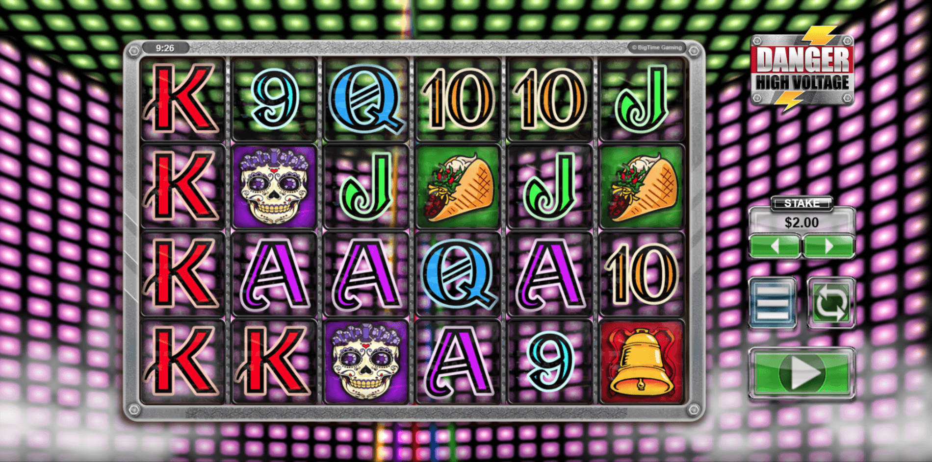 big time gaming tragamonedas danger high voltage