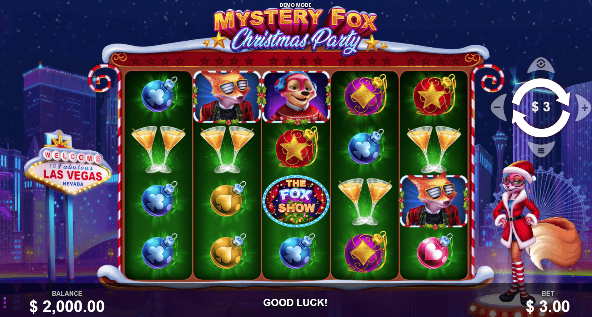 wizard games tragamonedas mystery fox christmas party