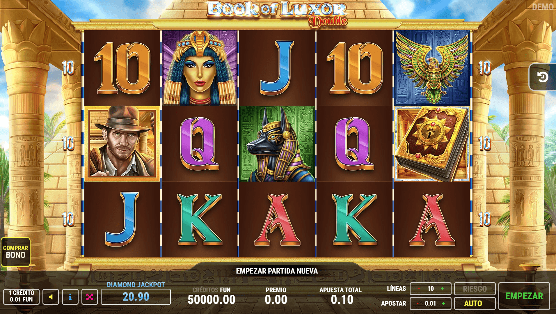 fazi tragamonedas book of luxor deluxe