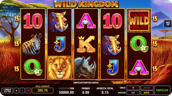 fazi tragamonedas wild kingdom