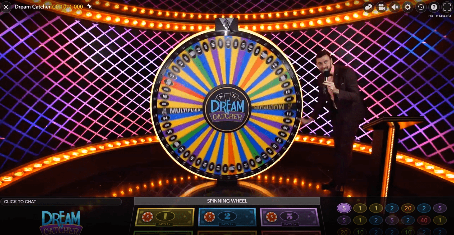 evolution gaming dream catcher