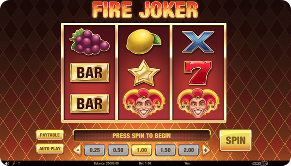 juego de tragamonedas de 5 líneas fire joker